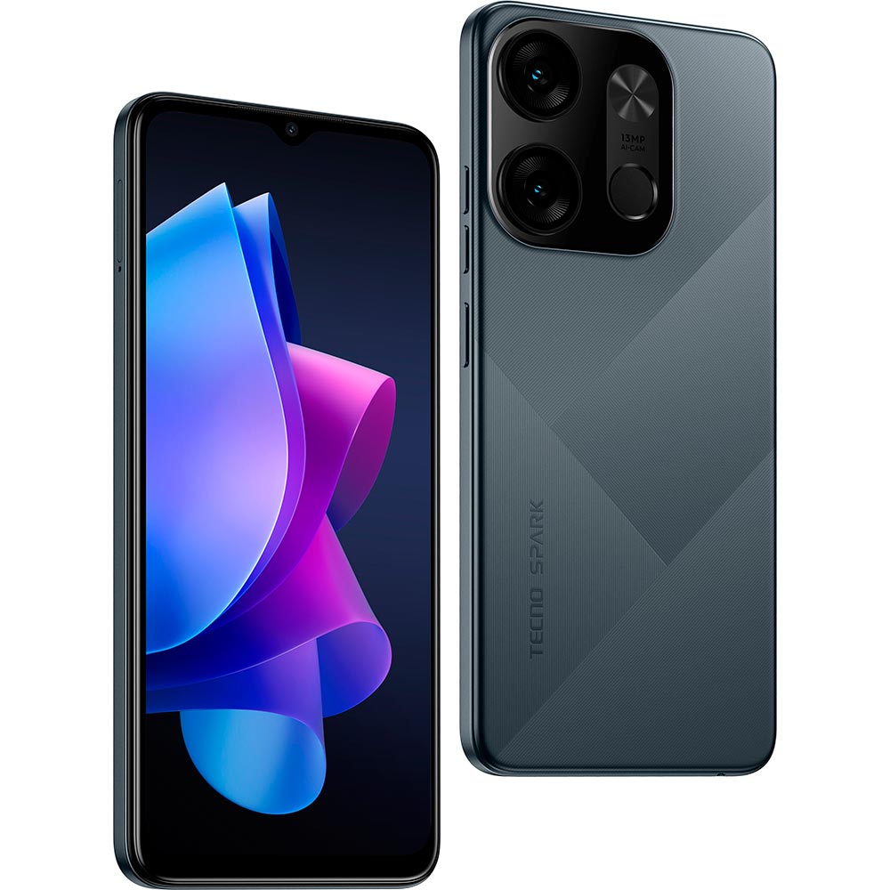 Заказать Смартфон TECNO Spark Go 2023 (BF7) 4/64GB Dual Sim Endless Black (4895180793011)
