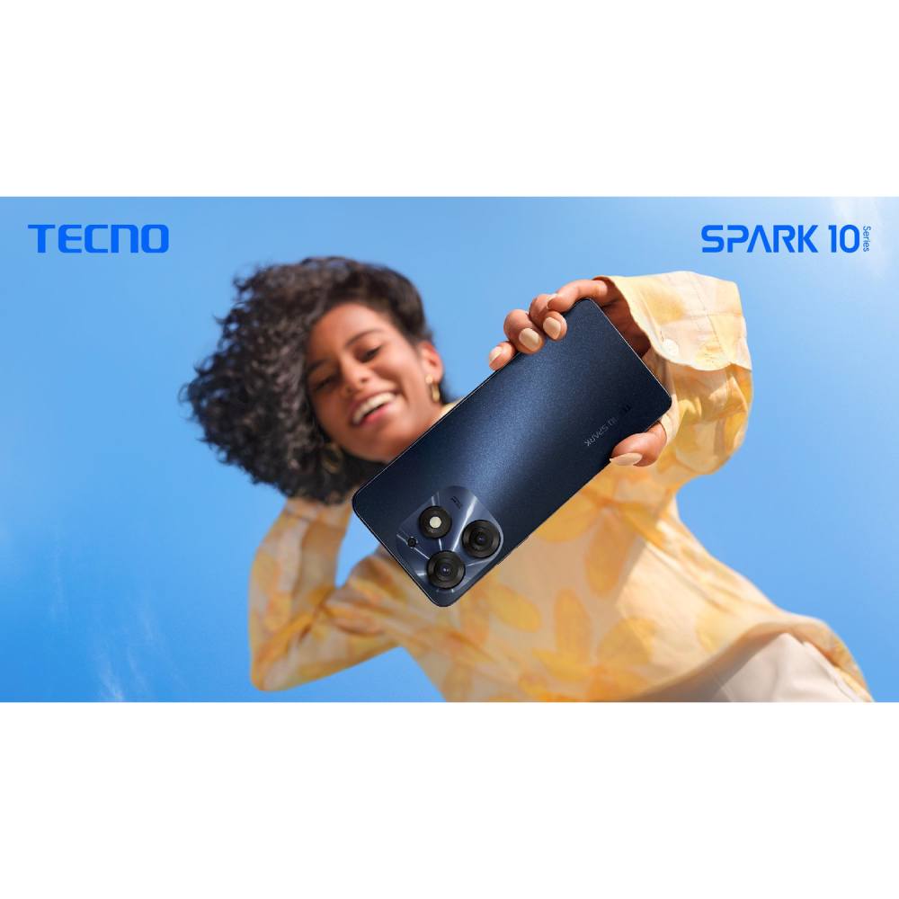 Изображение Смартфон TECNO Spark 10 Pro (KI7) 8/128GB Dual Sim Starry Black (4895180796081)