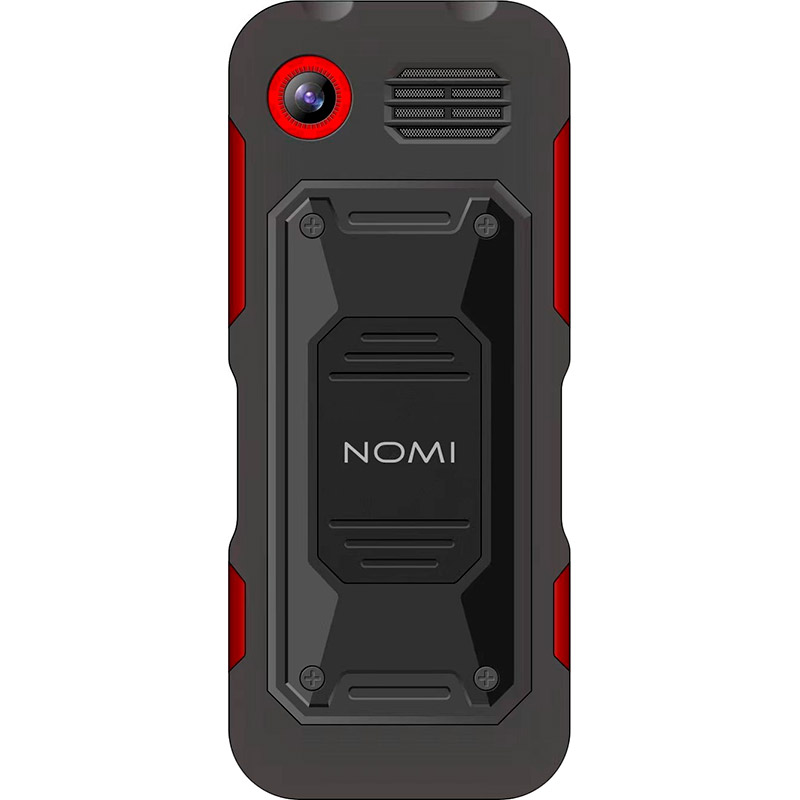 Мобільний телефон NOMI i1850 Black/Red Діагональ дисплея 1.77