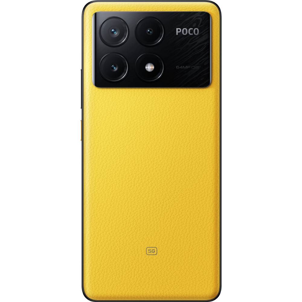 Смартфон POCO X6 Pro 5G 8/256GB Dual Sim Yellow Вбудована пам’ять, Гб 256