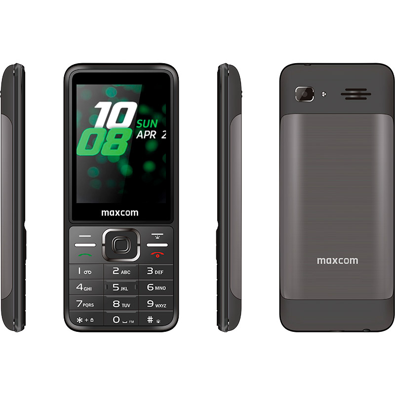 Мобільний телефон MAXCOM Classic MM244 Black (71506) Акумулятор 1000