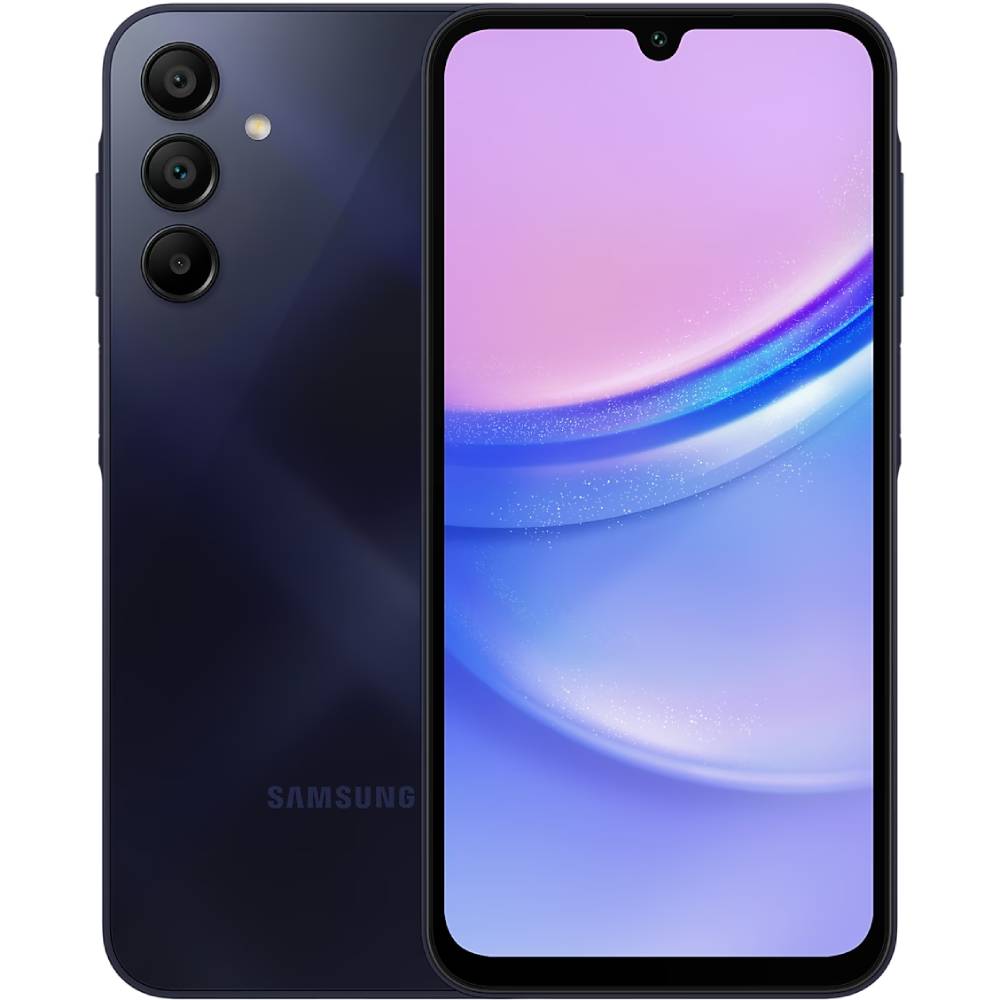 SAMSUNG Galaxy A15 LTE 4/128Gb ZKD Dual Sim Blue Вlack (SM-A155FZKDEUC) ᐉ  Купить по низкой цене в Украине • Киев, Львов, Харьков, Днепр, Одесса,  Запорожье, Ужгород – фото, отзывы, характеристики в Фокстрот