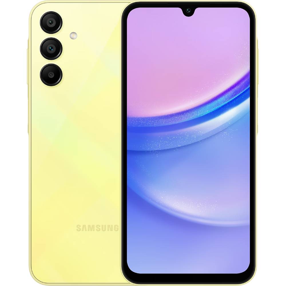 SAMSUNG Galaxy A15 LTE 4/128Gb ZYD Dual Sim Yellow (SM-A155FZYDEUC) купить  в Киеве ? лучшая цена в Фокстрот по всей Украине: Харьков, Днепр, Одесса,  Николаев, Запорожье