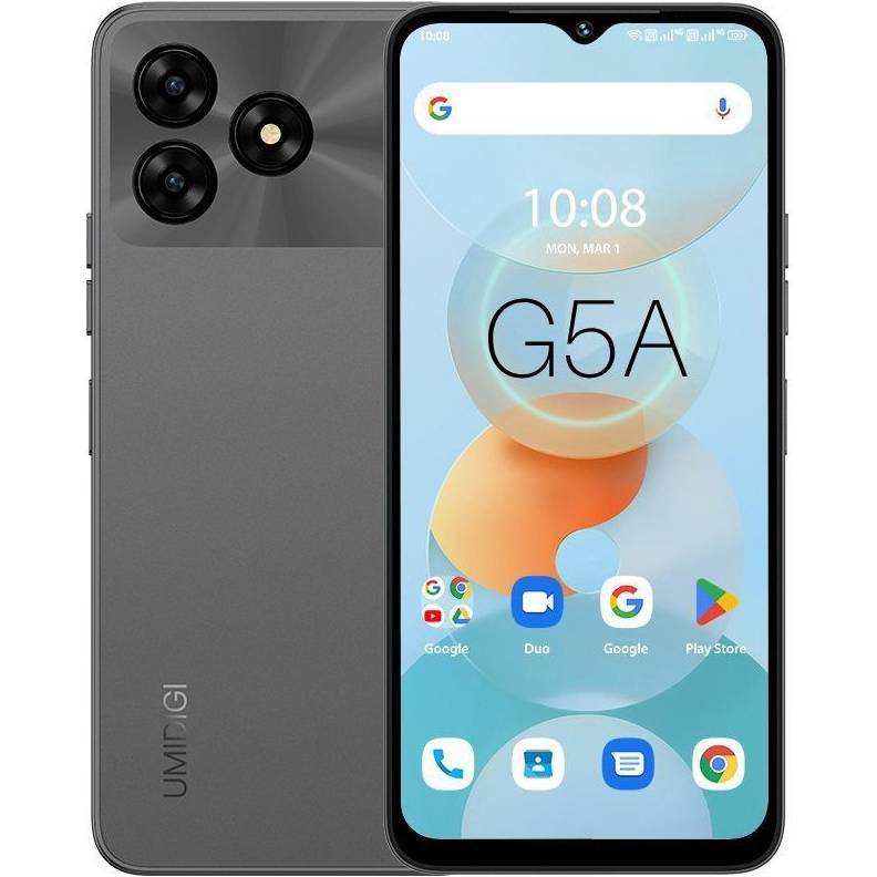 Смартфон UMIDIGI G5A (MP38) 4/64GB Dual Sim Gray