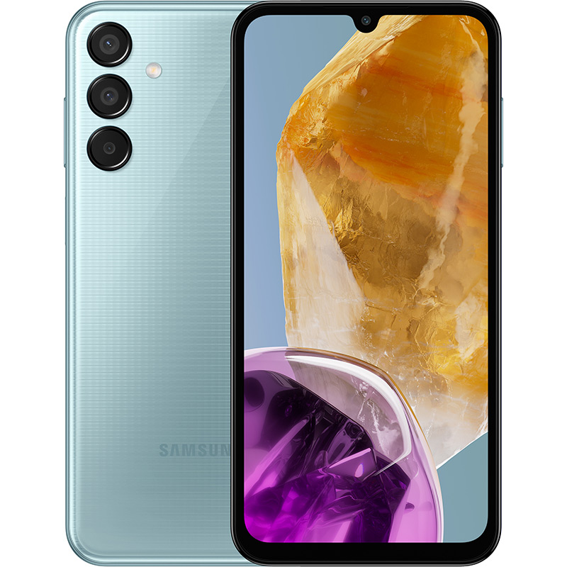 Смартфон SAMSUNG Galaxy M15 4/128Gb Dual Sim Light Blue (SM-M156BLBUEUC) Смартфон SAMSUNG Galaxy M15 4/128Gb Dual Sim Light Blue (SM-M156BLBUEUC)