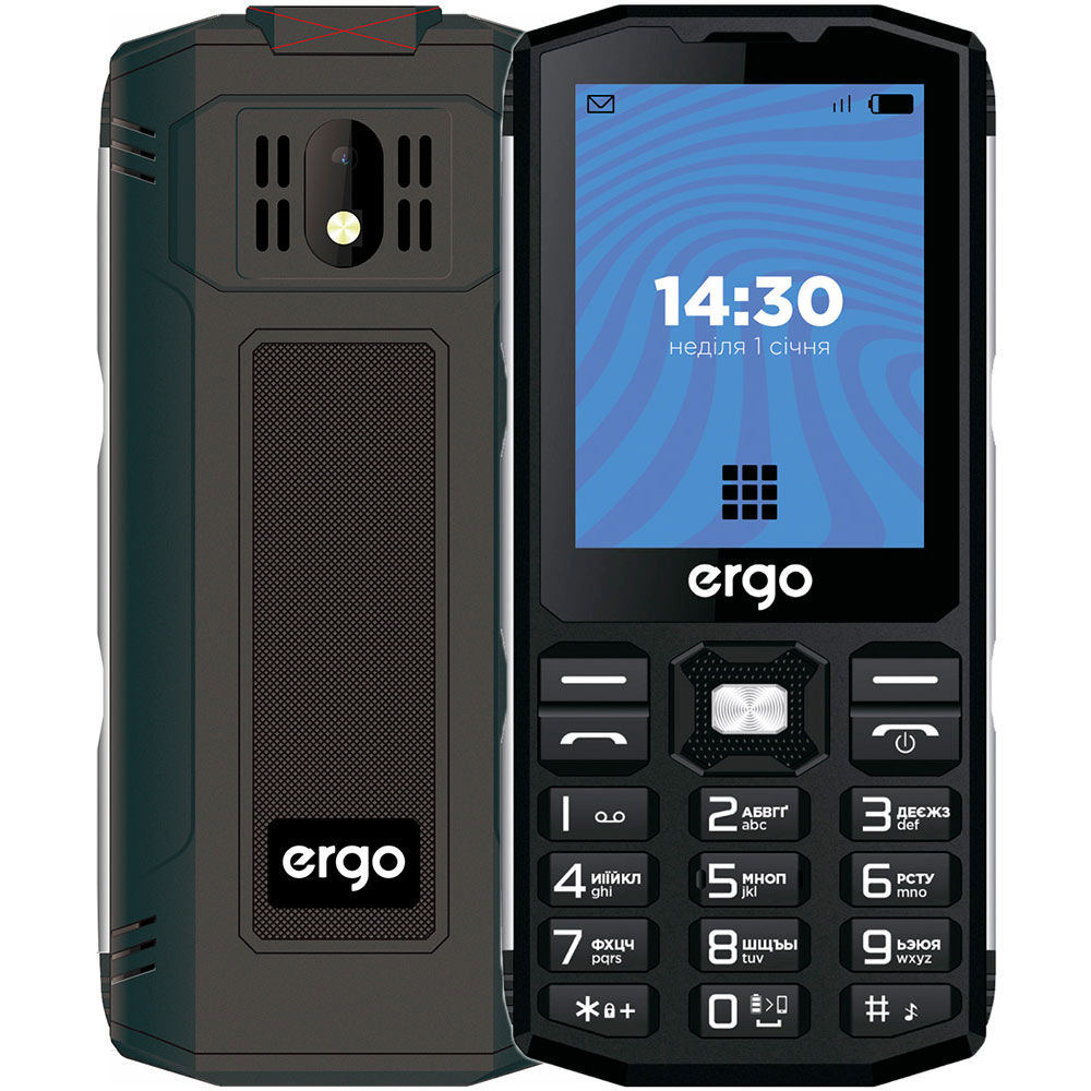 Мобильный телефон ERGO E282 Dual Sim Black