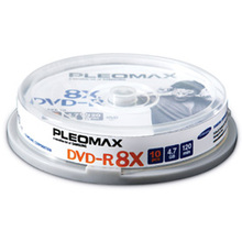 Носії інформації PLEOMAX Samsung DVD-R 4.7 Gb 8x Cake 10 pcs