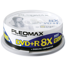 Носители инфомации PLEOMAX Samsung DVD+R 4.7Gb 8x Cake 25 pcs