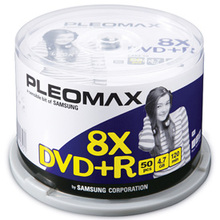 Носители инфомации PLEOMAX Samsung DVD+R 4.7Gb 8x Cake 50 pcs