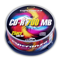 Носії інформації ESPERANZA CD-R 700Mb 52x Cake 50 pcs Multicollor