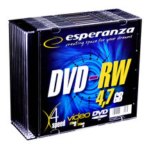 Носії інформації ESPERANZA DVD-RW 4.7 Gb 4x Spin 100 pcs