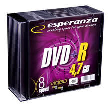 Носії інформації ESPERANZA DVD+R 4.7 Gb 8x Slim 10 pcs