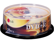 Носії інформації LG Disk DVD+R 4.7 Gb 8x Cake 25 pcs