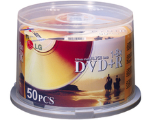 Носители инфомации LG Disk DVD+R 4.7Gb 8x Cake 50 pcs