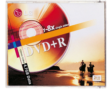 Носители инфомации LG Disk DVD+R 4.7Gb 8x Jewel 10 pcs