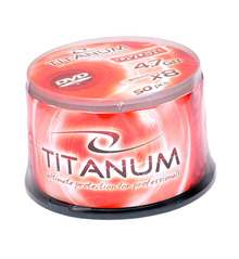 Носители инфомации TITANUM DVD-R 4.7Gb 8x Cake 50 pcs