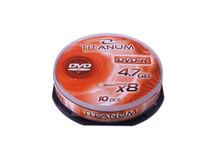 Носители инфомации TITANUM DVD-R 4.7Gb 8x Cake 10 pcs