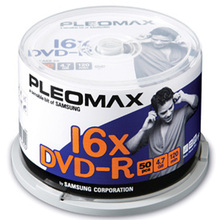 Носители инфомации PLEOMAX Samsung DVD-R 4,7Gb 16x Cake 50 pcs