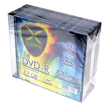 Носители инфомации EXTREME DVD-R 4.7Gb 4x Slim