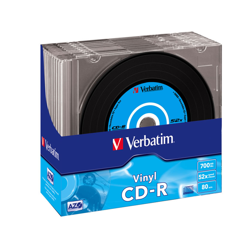 CD диски VERBATIM CD-R 700Mb