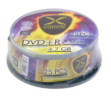 Носители инфомации EXTREME DVD+R 4.7Gb 8x Cake 25 pcs