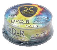 Носители инфомации EXTREME DVD-R 4.7Gb 8x Cake 25 pcs