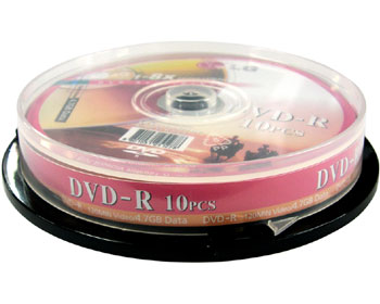 Носії інформації LG Disk DVD-R 4.7 Gb 16x Cake 10 pcs