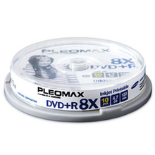 Носители инфомации PLEOMAX Samsung DVD+R 4.7Gb 8x Cake 10 pcs Printable