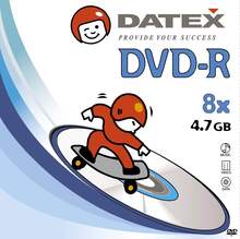 Носители инфомации DATEX DVD-R 4,7Gb 8x Bulk 100 pcs Printable