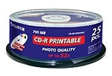 Носители инфомации FUJI CD-R 700Mb 80min 52x Cake 25 pcs Printable