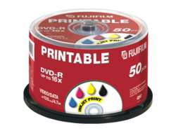 Носители инфомации FUJI DVD-R 4.7Gb 120min 16x Cake 50 pcs Printable