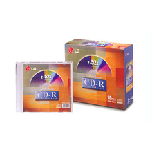 Носители инфомации LG Disk CD-R 700Mb 52x Slim 10 pcs