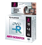 Носители инфомации FUJI DVD-R 1.4Gb 4x 30 min  Slim 3 pcs ANTI-SCRATCH