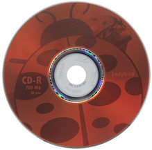 Носії інформації DATEX CD-R 700Mb 52x Bulk 100 pcs LightScribe Orange