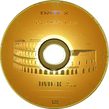 Носители инфомации DATEX DVD+R 4,7Gb 16x Bulk 100 pcs "Colliseum" Gold