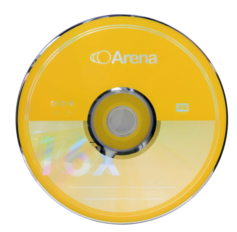 Носители инфомации ARENA DVD+R 4,7Gb 16x Bulk 100 pcs