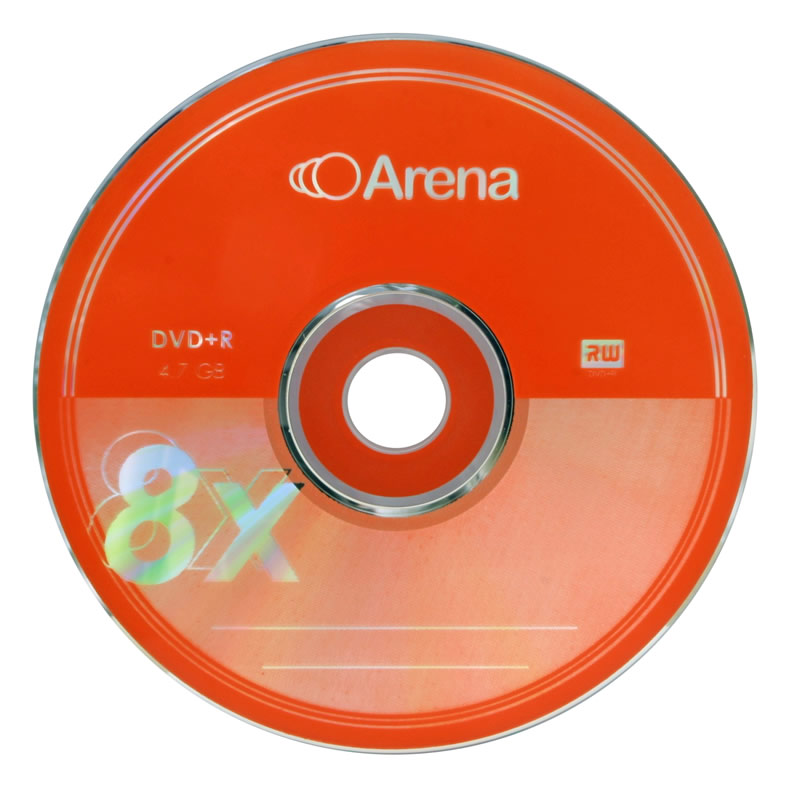 Носії інформації ARENA DVD+R 4,7 Gb 8x Bulk 100 pcs