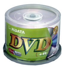 Носії інформації RIDATA DVD+R 4,7 Gb 16x Cake 50 pcs