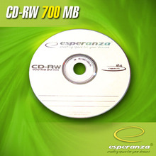 Носії інформації ESPERANZA CD-RW 700Mb 80min 12x Spin 100 pcs