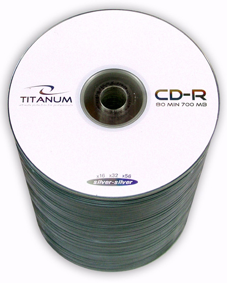 Носители инфомации TITANUM CD-R 700Mb 52x Spin 100 pcs