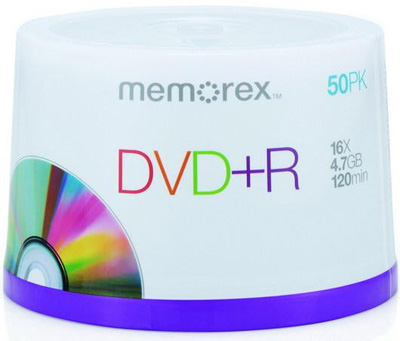 Носії інформації MEMOREX DVD+R