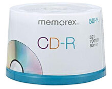 Носії інформації MEMOREX CD-R 700Mb 52x Cake 50 pcs