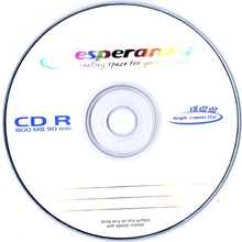 Носії інформації ESPERANZA CD-R 700Mb 52x Slim 10 pcs Sleeve