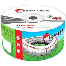 Носії інформації DATEX DVD-R 4.7 Gb 16x Bulk 50 pcs "Football"