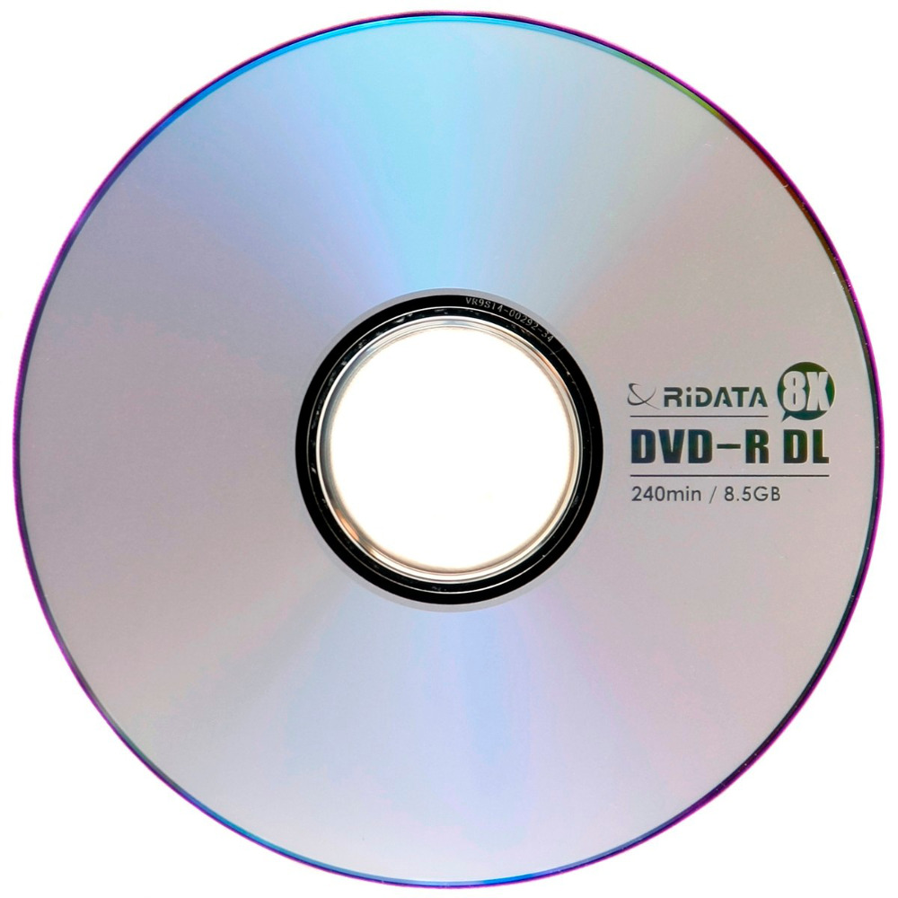 Носії інформації RIDATA DVD-R 4,7 Gb 8-16x Bulk 10 pcs