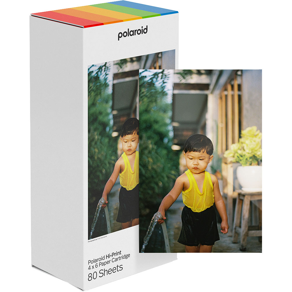 Фотопленка POLAROID HiPrint 4x6 Paper Cartridge 80 Sheets (6551) Тип пленка для печати 