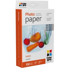 Фотопапір COLORWAY Папір ColorWay 10x15 220 г 100 л (PM2201004R)
