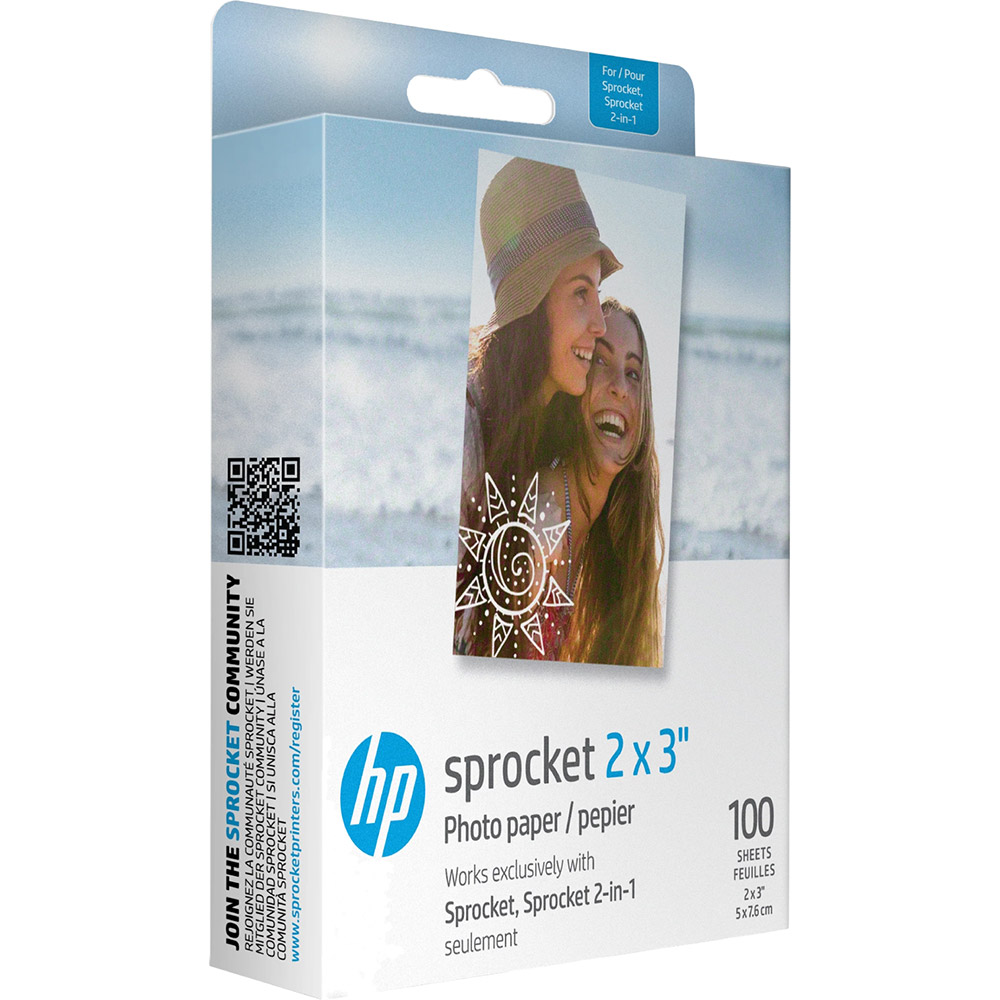 Фотобумага HP Sprocket Zink 2"x3" 100 листов (HPIZ2X3100)