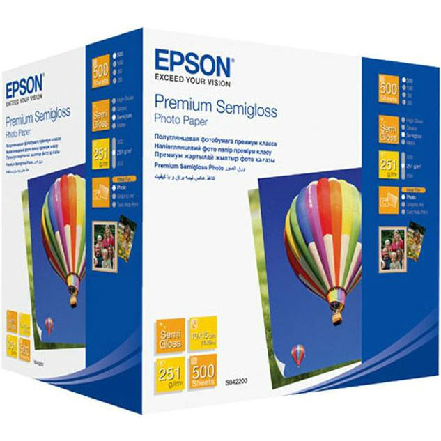 Фотобумага EPSON Premium Semiglossy 251g 10x15 (C13S042200)