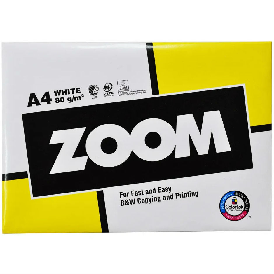 

Бумага для печати ZOOMDISK "Zoom" А4/80 500арк., "Zoom" А4/80 500арк.